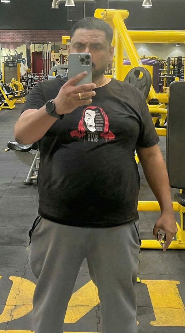 Jay before the PTD program